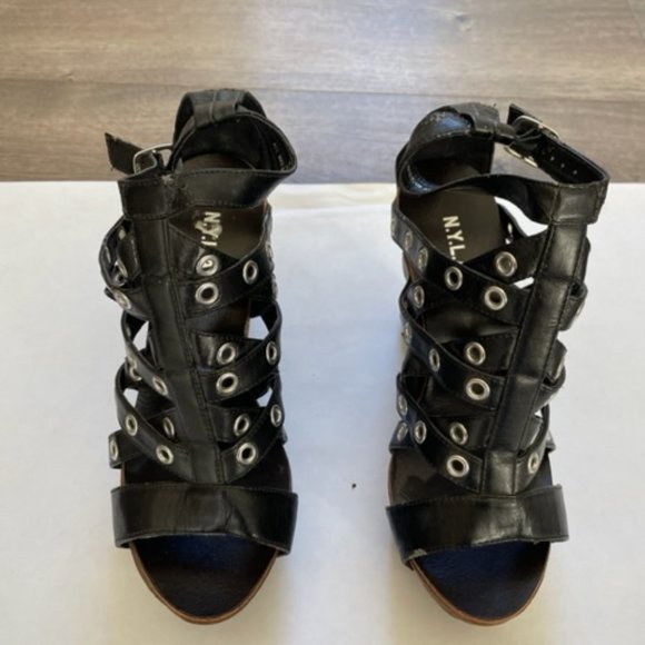 Strappy Gladiator N.Y.L.A Sandals - Picture 2 of 5